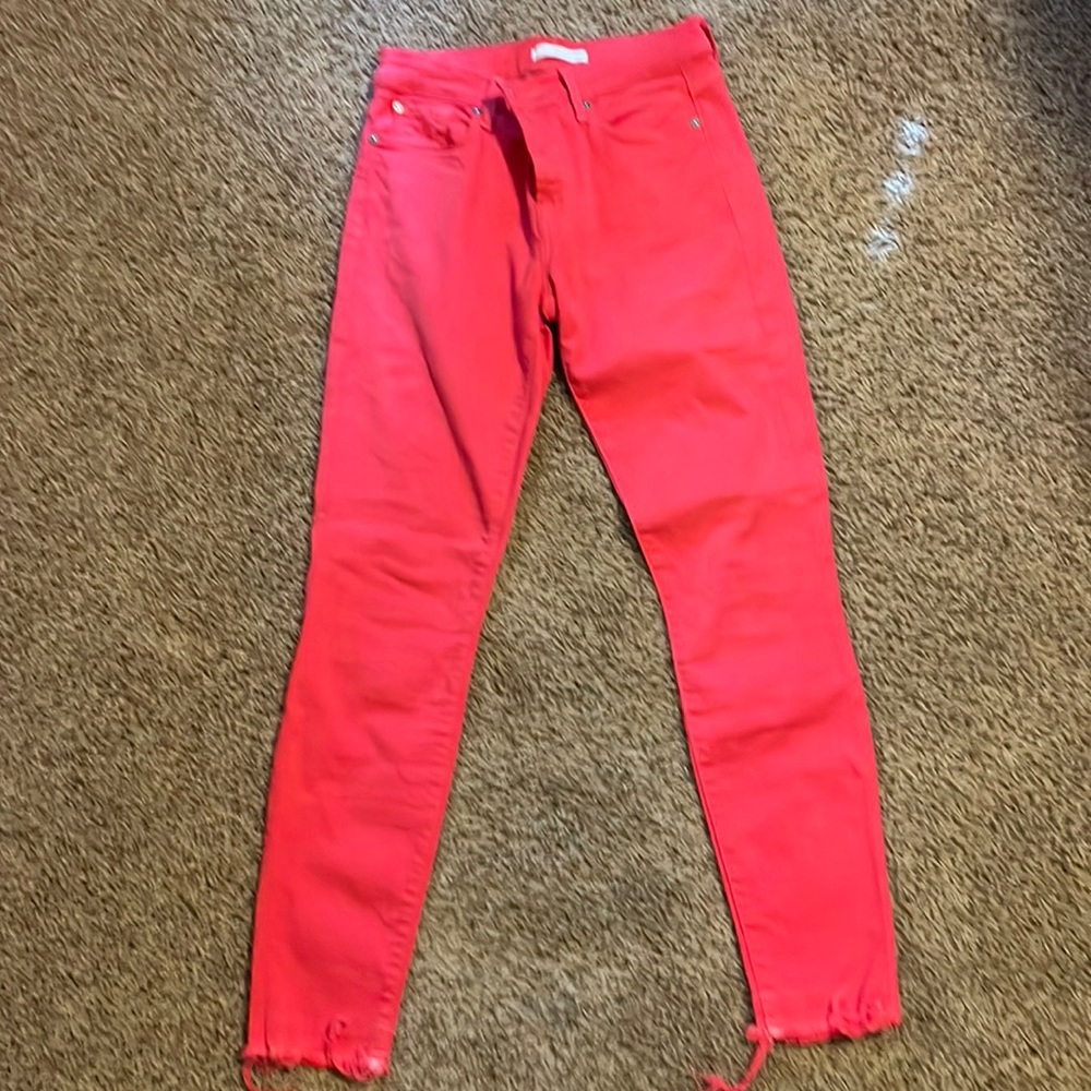 Women's Red Skinny Jeans